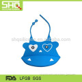 Non-toxic silicone fancy baby bib